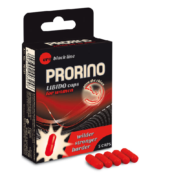 Prorino Libido Caps For Women 5 Pcs Club X