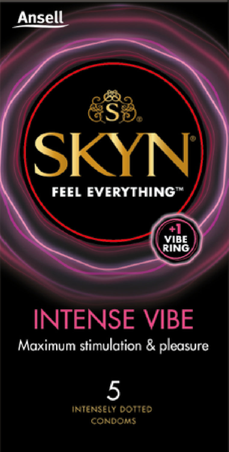 Skyn Intense Vibe 5PK And Vibrating Cock Ring – Club X