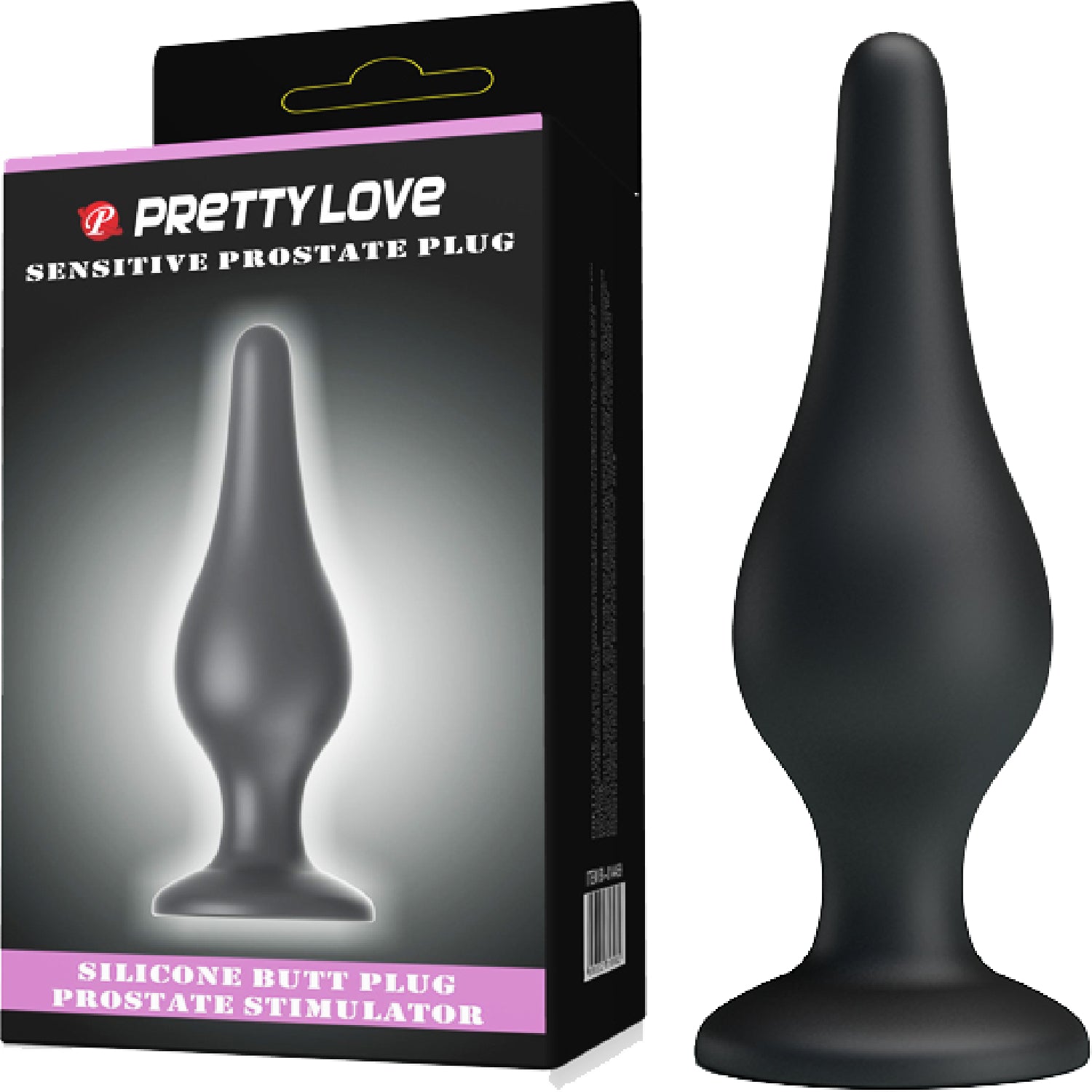 Pretty Love Sensitive Prostate Plug (Black) – Club X