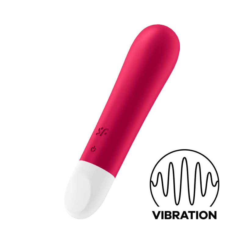 Satisfyer Ultra Power Bullet 1 Red Vibrator - Club X