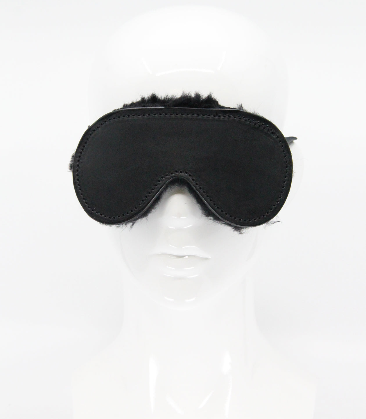 BLI004 Sheepskin Lined Blindfold  - Club X