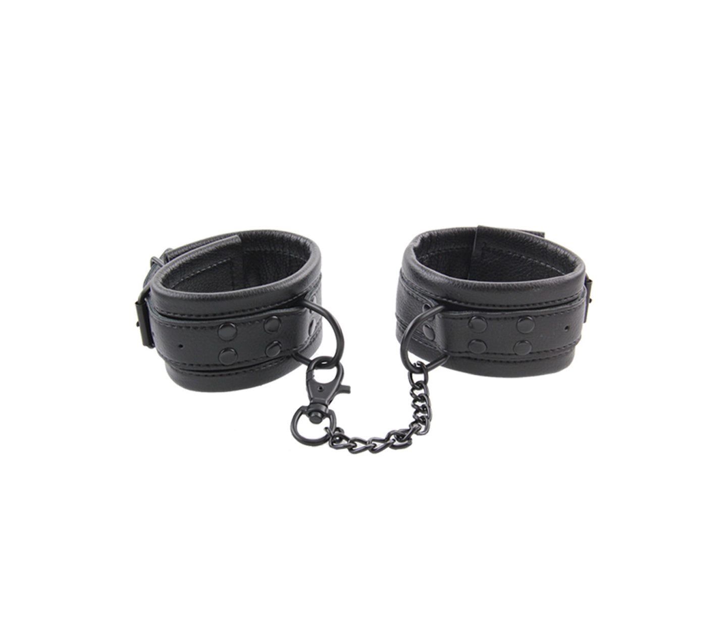 HAN046 Padded Faux Leather Wrist Restraints  - Club X