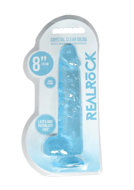 Realrock Realistic Dildo with Balls - 8" / 19 cm  - Club X