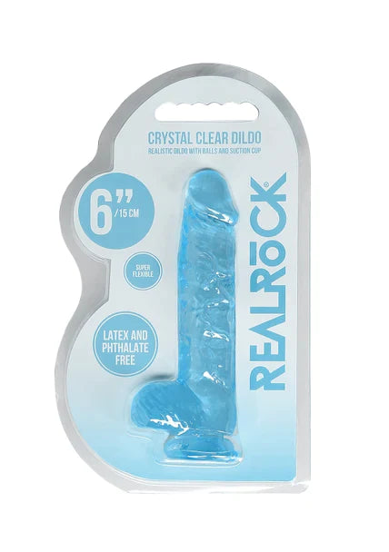 Realrock Realistic Dildo with Balls - 6" / 15 cm  - Club X