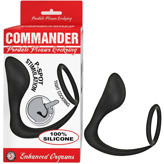 Commander Prostate Pleaser Cockring - Club X