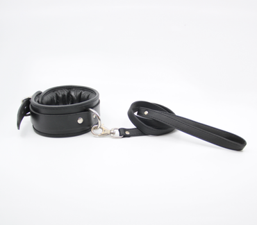 LEA006 Long Faux Leather Lead  - Club X