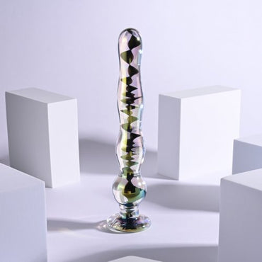 Playboy Pleasure Jewels Wand Glass Dildo  - Club X