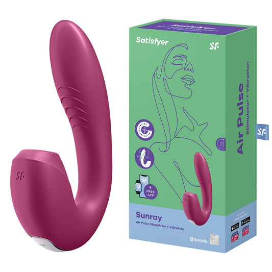 Satisfyer Sunray Vibrator with Air Pulsation - Club X