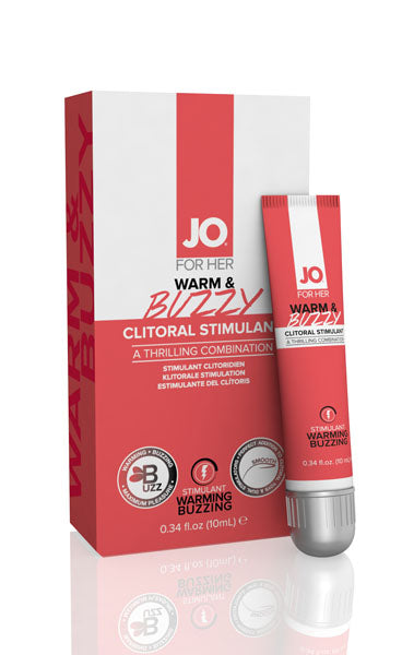 JO Warm and Buzzy Clitoral Cream 10ml - Club X