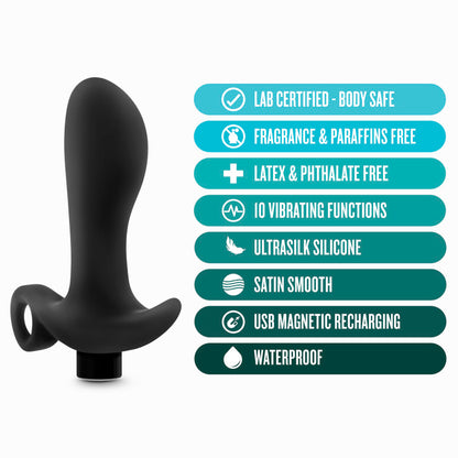 Anal Adventures Platinum Vibra Prostate Massager #1 - Club X