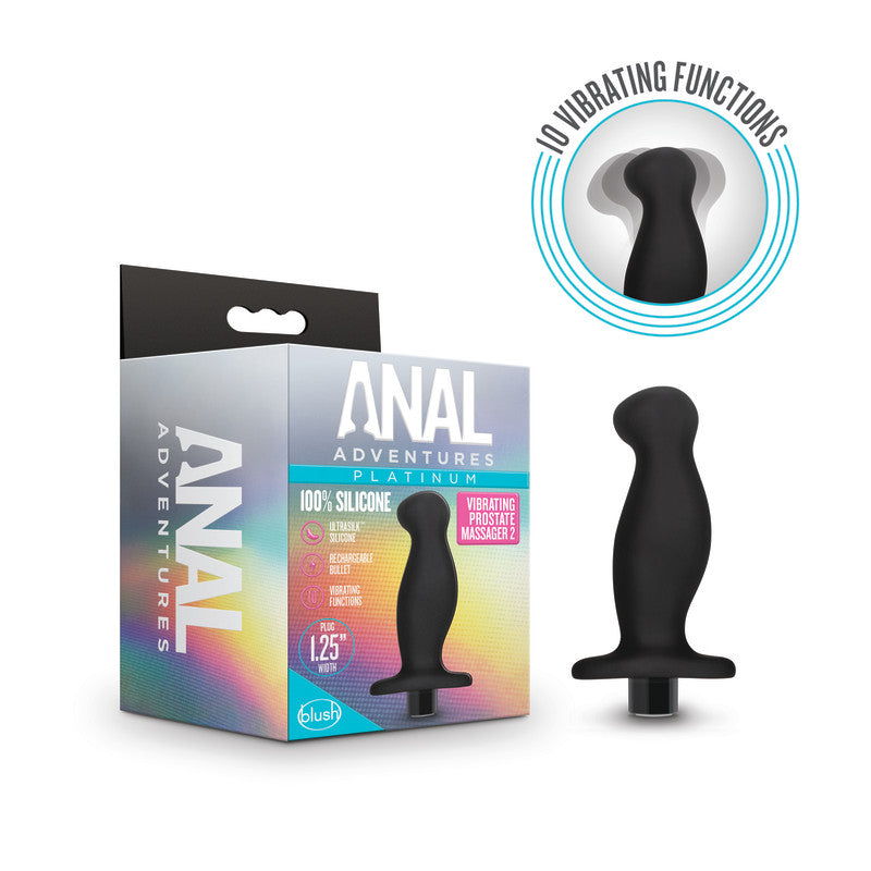 Anal Adventures Platinum Vibra Prostate Massager #2 - Club X