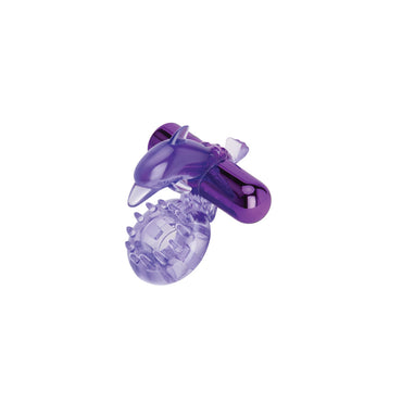 Bodywand Rechargeable Dolphin Ring with Clit Ticklers - Club X