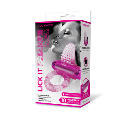 Bodywand Rechargeable Lick It Pleasure Ring - Club X