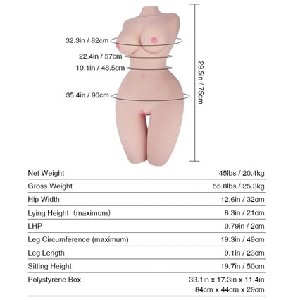 Tantaly RUKA MOMOTO Japanese Body Sex Doll