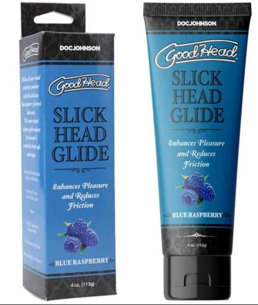 GoodHead Slick Head Glide Blue Raspberry 120ml  - Club X