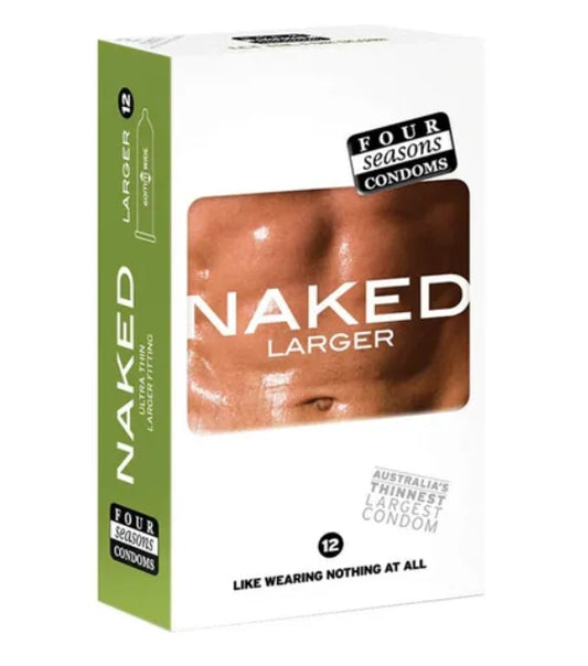 Naked Larger Fitting 12 pack Condoms - Club X