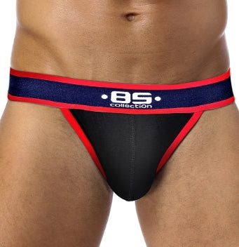 Club Jox 85 Collection Solid Pouch Black Jockstrap - Club X