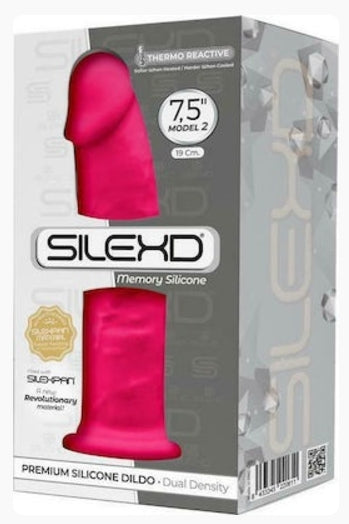 Silexd Model 2 Pink 7.5" Dildo - Club X