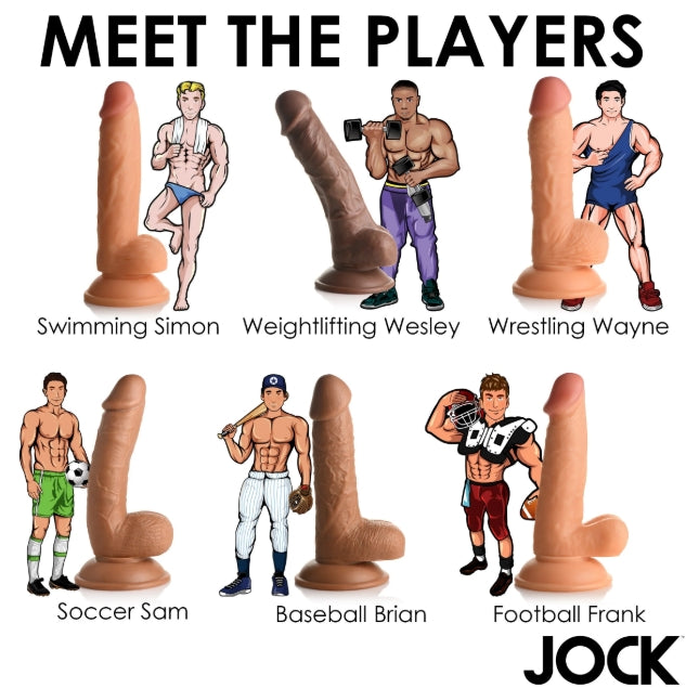 Fantasy JOCK Swimming Simon 7" Light Dildo with Balls - Club X