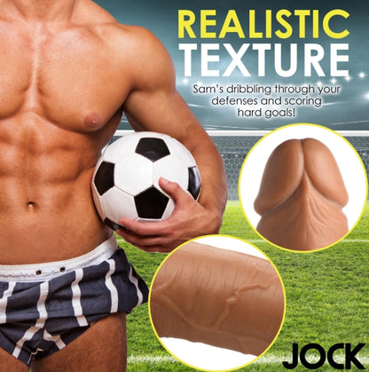 Fantasy JOCK Soccer Sam 7" Dark Dildo with Balls - Club X