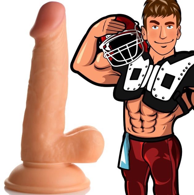 Fantasy JOCK Football Frank 6.75" Light Dildo with Balls - Club X