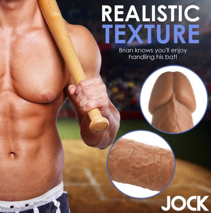 Fantasy JOCK Baseball Brian 7" Medium Dildo with Balls - Club X