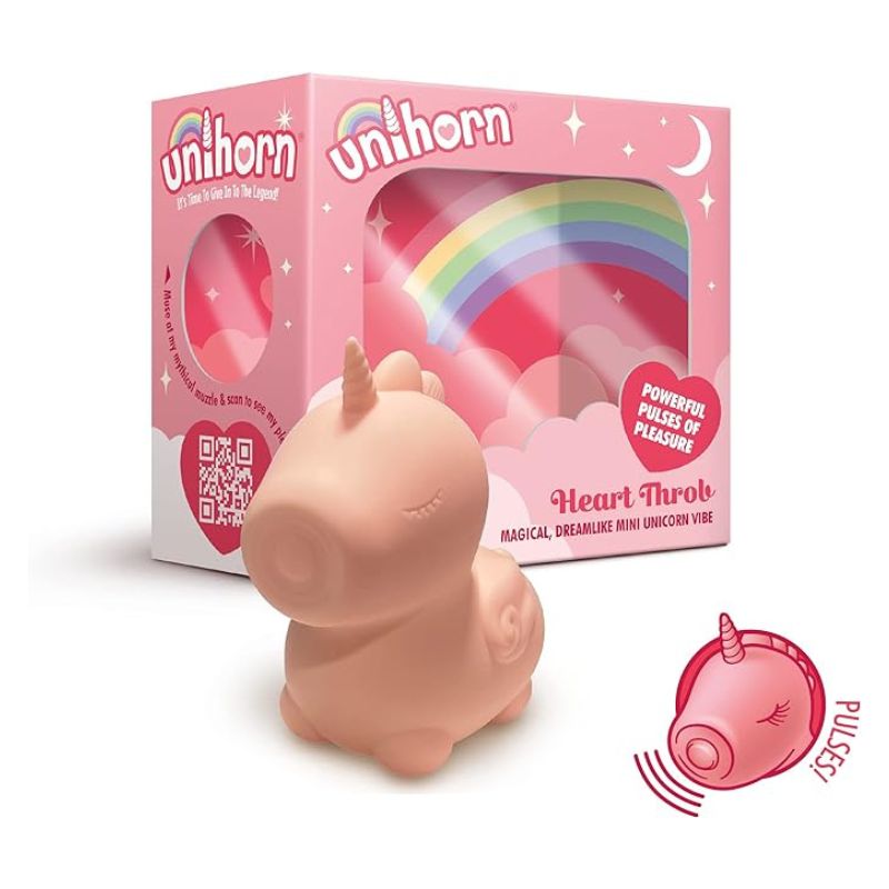 Unihorn Heart Throb Vibe Small Vibrator and Cute Ladies Personal Toys  - Club X