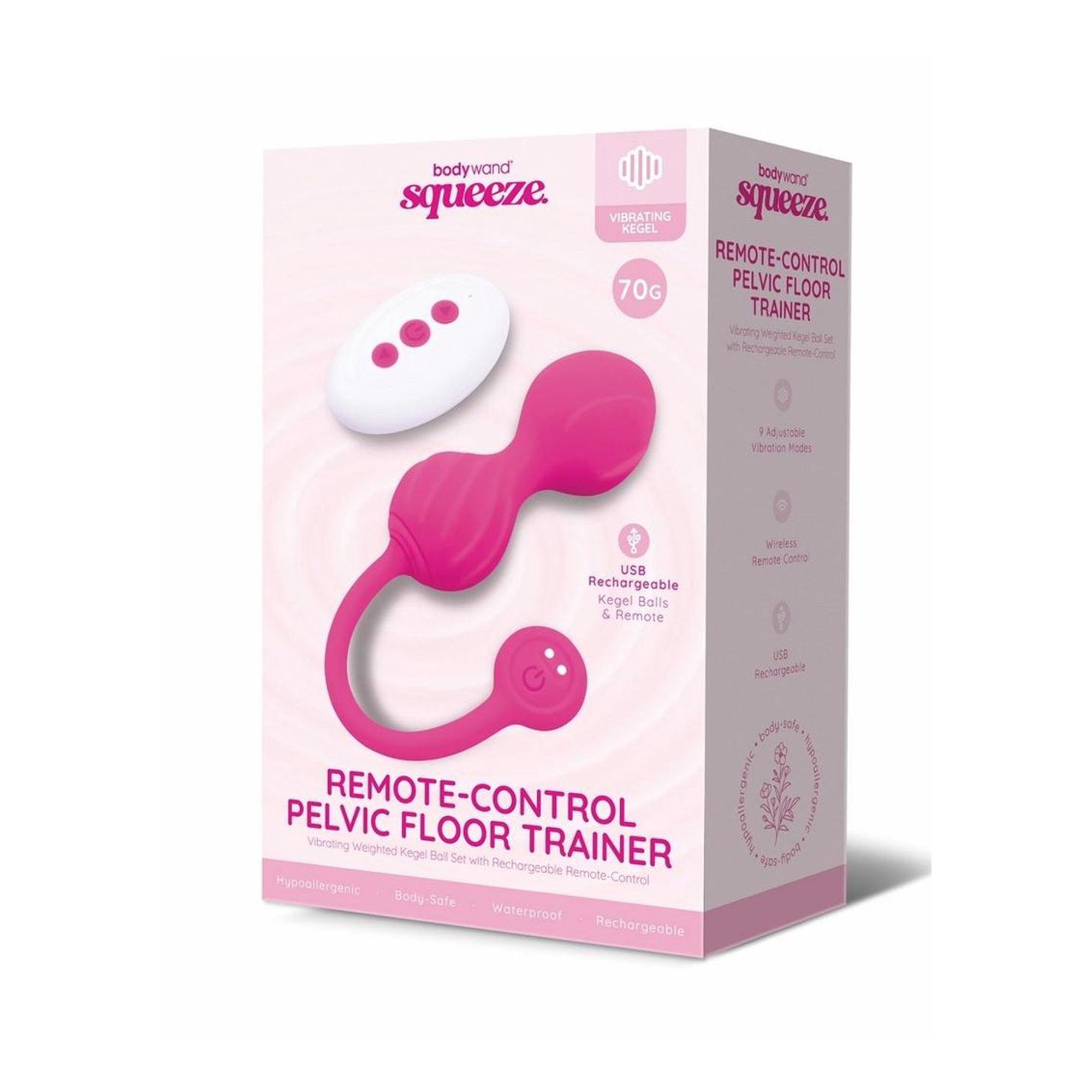 Bodywand Squeeze Remote Pelvic Floor Trainer Kegel - Club X