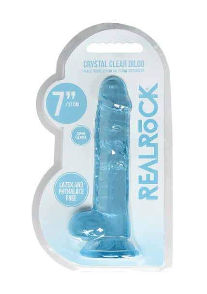 7" / 17 cm Realistic Dildo with Balls  - Club X