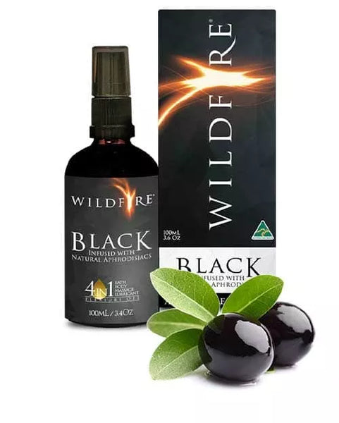 Wildfire Black 100Ml 4 In 1 Sensual Massage Oil Club X