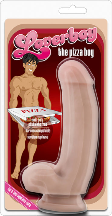 Loverboy The Pizza Boy 7 inch Realistic Cock with Suction Cup  - Club X