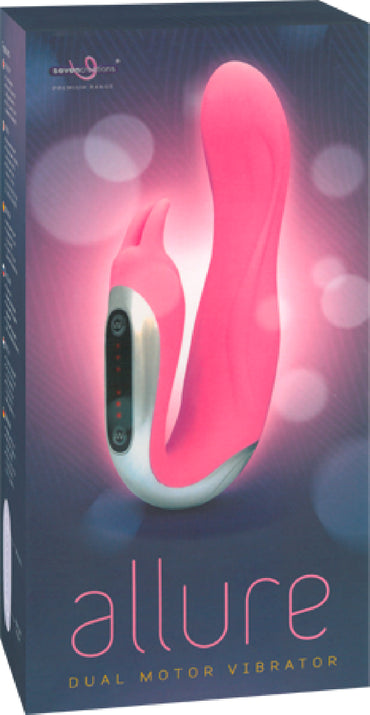 Allure Dual Motor Rabbit G-spot Clitoral Stimulator Vibrator  - Club X