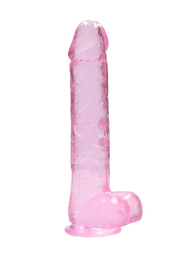 Realrock Realistic Dildo With Balls 10" / 25.4 cm Pink  - Club X