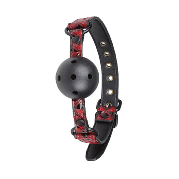 Magic Touch Ball Gag Red  - Club X