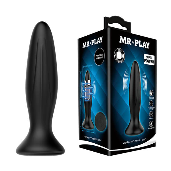 MR PLAY Vibrating Anal Plug  - Club X