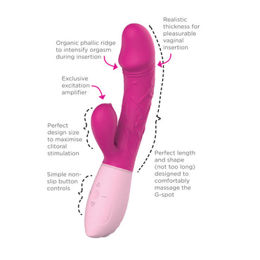 Magic Touch Fun Perfect Rabbit Vibrator  - Club X