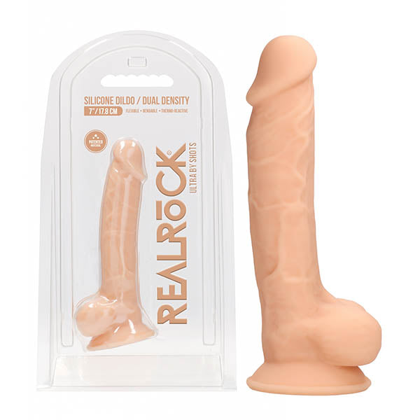 Realrock Ultra - 7'' Silicone Dildo With Balls  - Club X